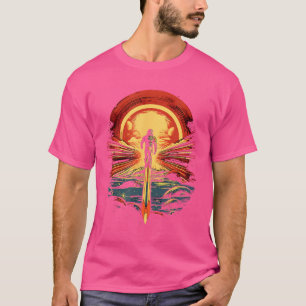T-shirt L'astronaute Mercury Roccury Space Planet Science 