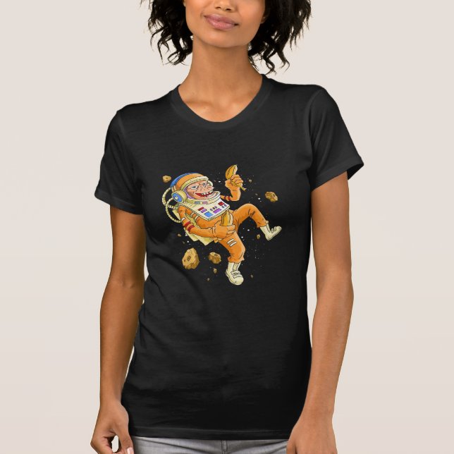 T-shirt L'astronaute Monkey Space (Devant)