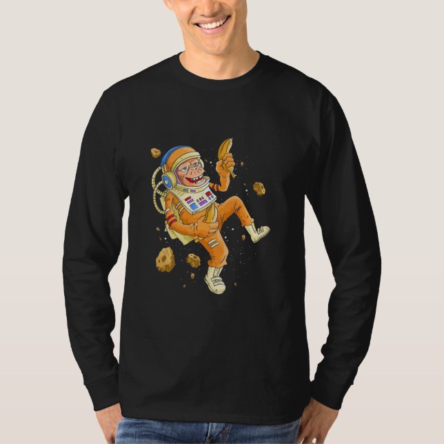 T-shirt L'astronaute Monkey Space (Devant)
