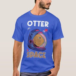 T-shirt L'astronaute Otter Astronomie spatiale Rocket Spac