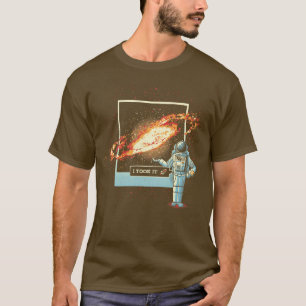 T-shirt L'astronaute photographie de l'univers par Tob