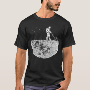 T-shirt L'astronaute Qui Tire La Lune