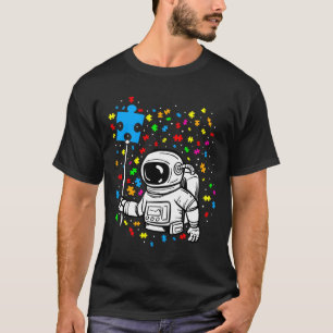 T-shirt L'astronaute sensibilisation sur l'autisme Balloon