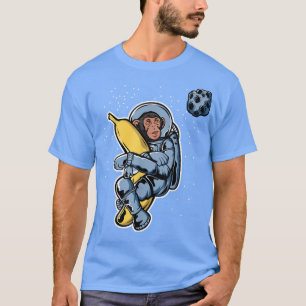 T-shirt L'Astronaute Singe Accroche Une Banane, Un Ape Spa