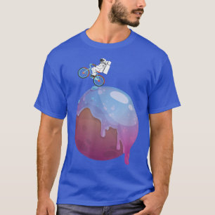 T-shirt L'astronaute Space AtroBike Vélo équitation Chocol