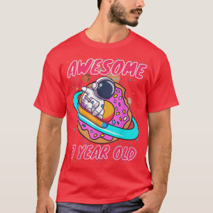 T-shirt L'astronaute Space Boy Awesome à 7 ans Birthda