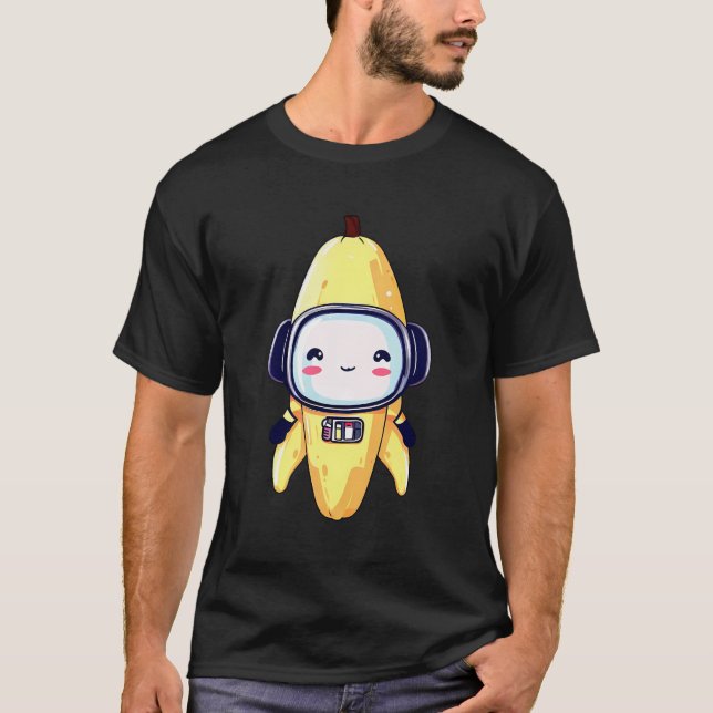 T-shirt L'astronaute spatial Banana Robot (Devant)