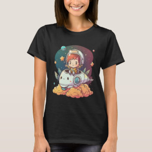 T-shirt L'astronaute spatiale Chien Planète Terre Astronom