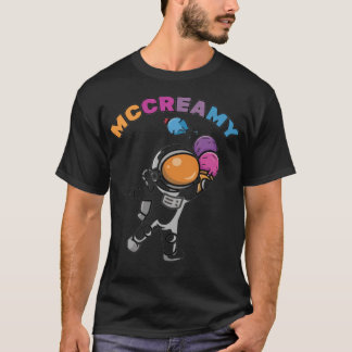 T-shirt L'astronaute spatiale Mccreamamy Funny Youtuber Ng