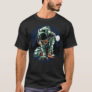 T-shirt L'astronaute Superhero Atterrissage - Amusant espa