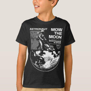 T-shirt L'astronaute tond la Lune – Entretien spatial drôl