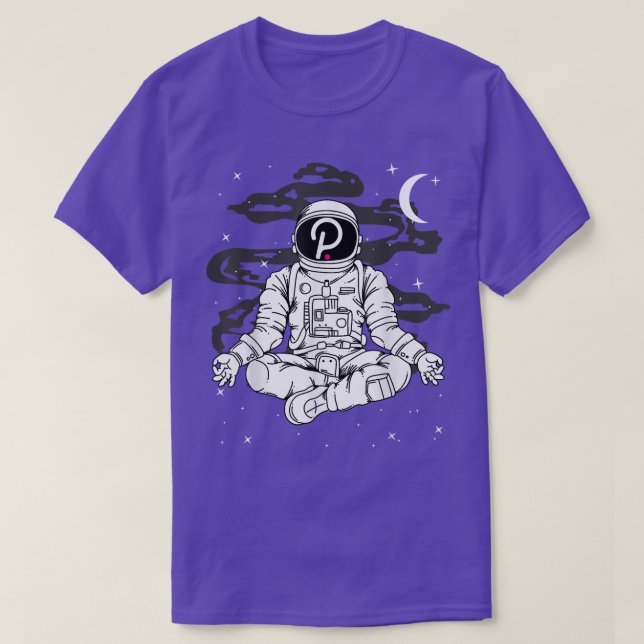 T-shirt L'Astronaute Yoga Polkadot DOT Pièce À La Crypte L (Design devant)