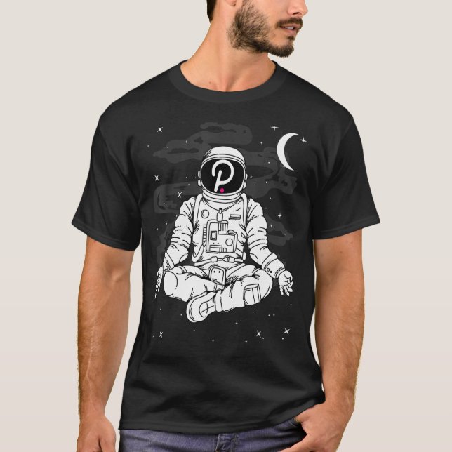 T-shirt L'Astronaute Yoga Polkadot Dot Pièce À La Crypte L (Devant)