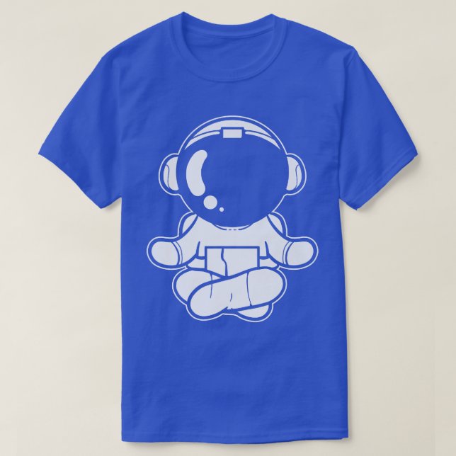 T-shirt L'astronaute Yoga Spaceman (Design devant)
