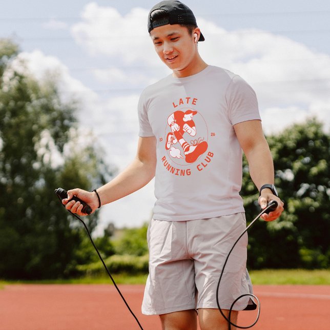 T-shirt Late Club Retro Funny Personnalisé 2026 (Créateur téléchargé)