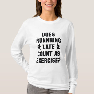 T-shirt Late de Running