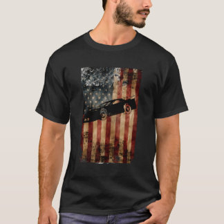 T-shirt Late Dirt Track Racing Venin Distressed Amer
