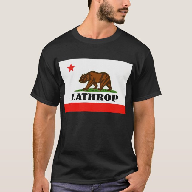 T-shirt Lathrop, Californie (Devant)