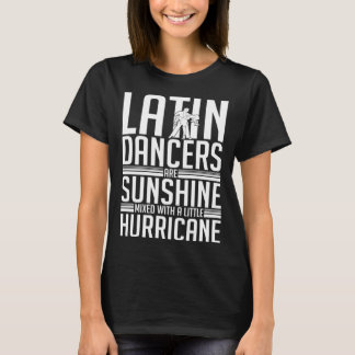 T-shirt Latin Dance Musique Chaussures Leçons Débutant Ent