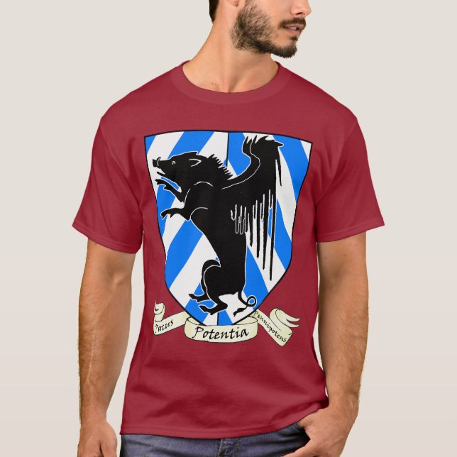 T-shirt latin de porc (Devant)