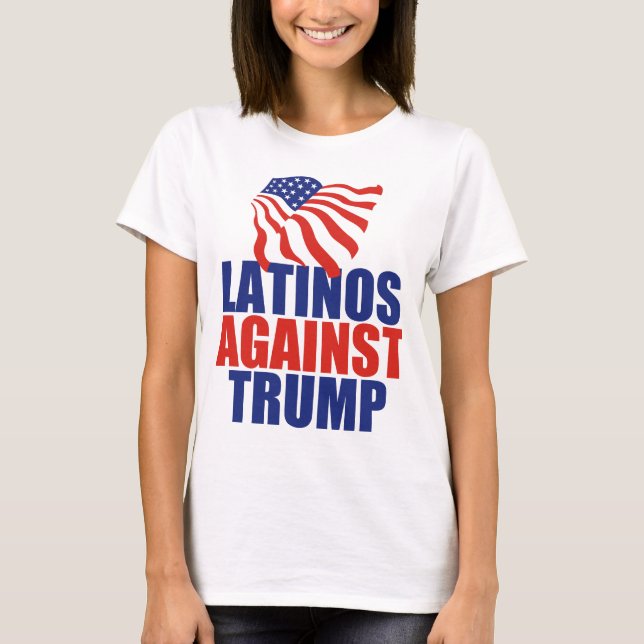 T-shirt Latino contre l'atout (Devant)