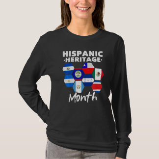 T-shirt Latino Country Hispanic Celebration Hispanic Herit
