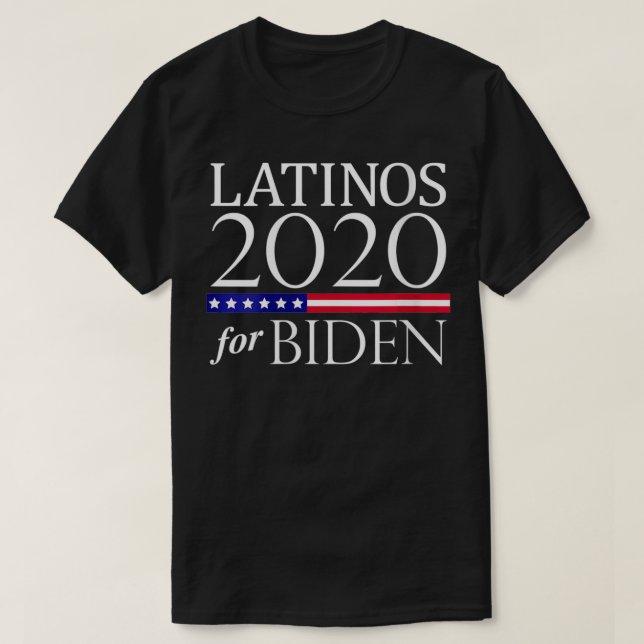 T-shirt Latino-femmes pour Biden 2020 (Design devant)