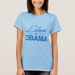 T-SHIRT LATINO POUR OBAMA - .PNG