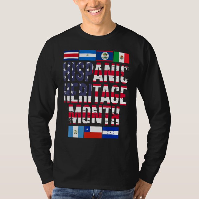 T-shirt Latino Pride Latin American Culture Hispanic Herit (Devant)
