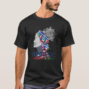 T-shirt Latino Pride Pays Latine Drapeaux Hérite Hispaniqu