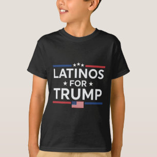 T-shirt Latinos Pour Trump 2024 - Élection Présidentielle 