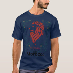 T-shirt L'Atlantic Lion Maroc 2025 Design Zellige 'D