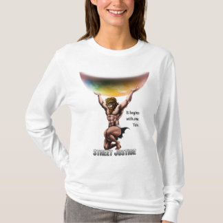 T-shirt L'atlas conquiert tous par la justice de rue