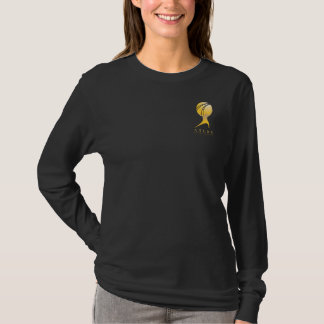 T-shirt L'ATLAS officiel A GESTICULÉ douille de dames de