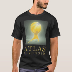 T-shirt L'atlas officiel a gesticulé le noir T d'icône d