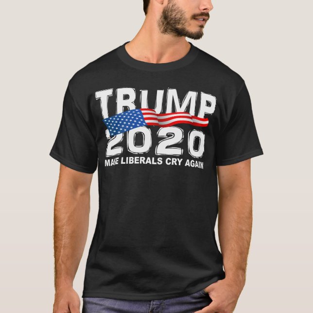 T-shirt L'ATOUT drôle 2020 font des libéraux pleurent (Devant)