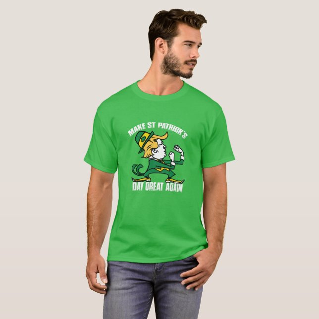 T-shirt L'atout font chemise du jour de St Patrick la (Devant entier)