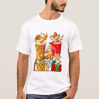 T-shirt Latte de café Thanksmas