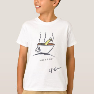 T-shirt Latte de l'escargot