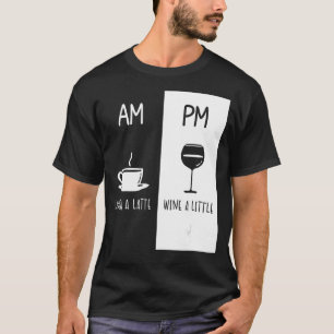T-shirt Latte du matin ou whisky de café en soirée AM Coff