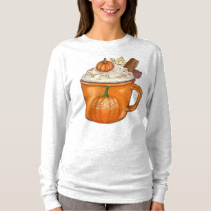 T-shirt Latte épice citrouille