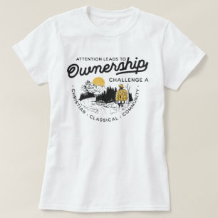 T-shirt L'attention conduit à la propriété Défi A