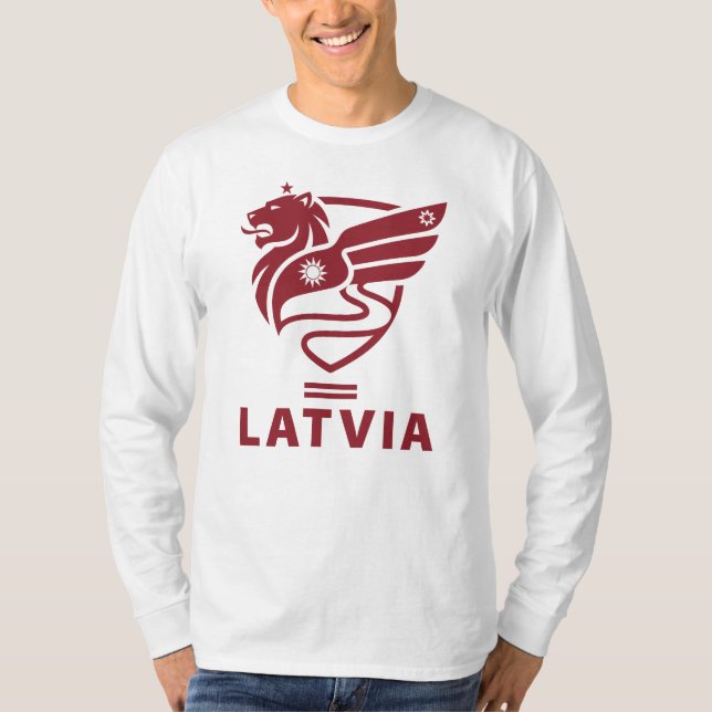 T-shirt Latvia Baltic State Northern Europe (Devant)