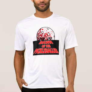 T-shirt L'aube du Pickleballer Halloween Horreur Zombie