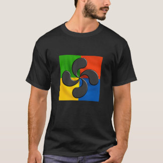 T-shirt laubur, croix basque