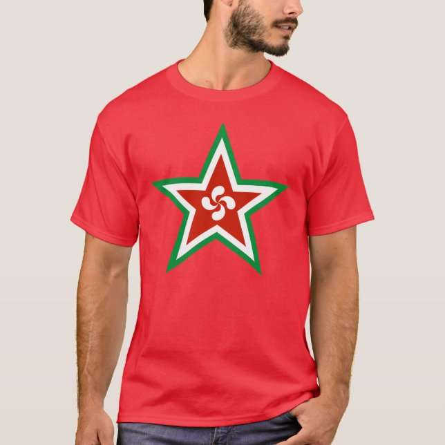 T-shirt lauburu star (Devant)