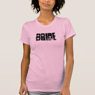 T-shirt LAUNDRYMAT Bride Tank (noir sur chaux)