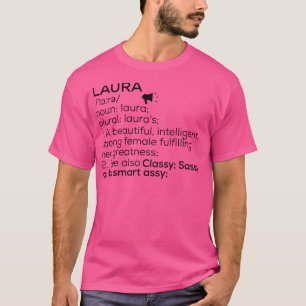 T-shirt Laura Nom Définition Laura Nom Femme