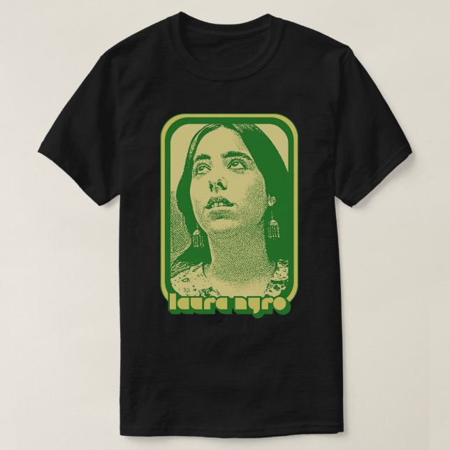 T-shirt Laura Nyro Retro les années 70 Style Fan Art Desig (Design devant)