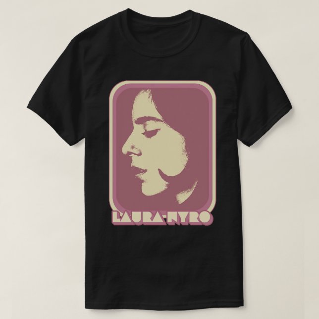 T-shirt Laura Nyro Retro les années 70 Style Fan Art Desig (Design devant)